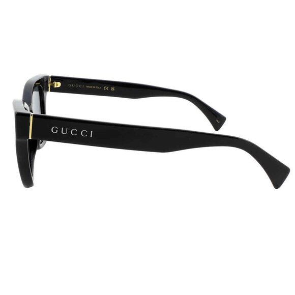 Gucci Cat Eye Ladies Black Sunglasses New With Box - Picture 4 of 5